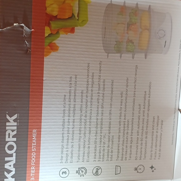 3 Tier Food Steamer NWT Host Pick - Picture 11 of 12